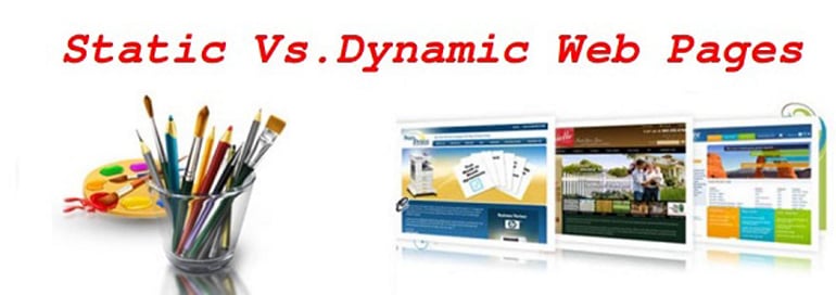 Static and Dynamic web pages - main