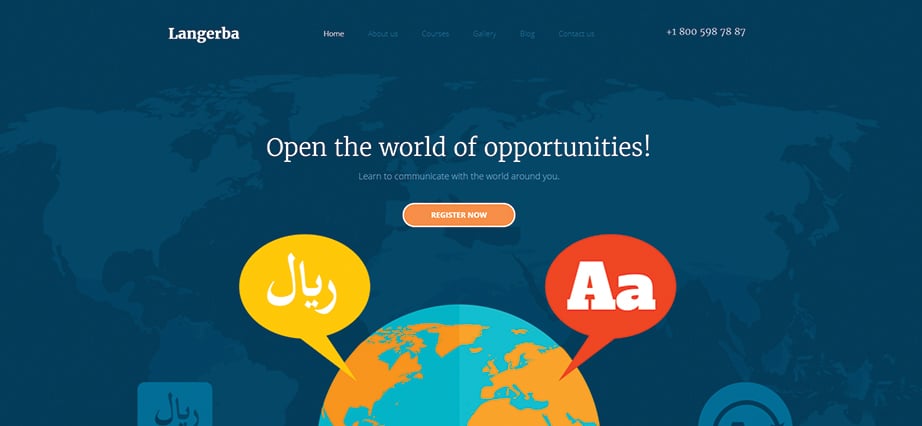 Best e-learning website design - langebra