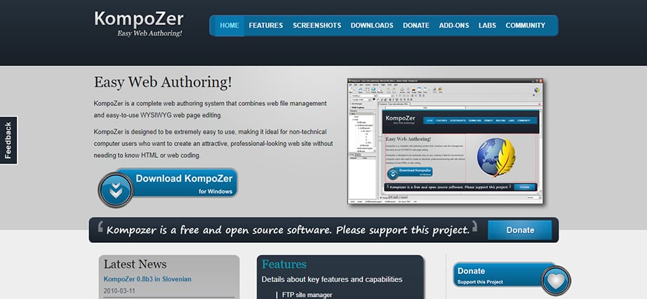 Download Free Template For Kompozer Download