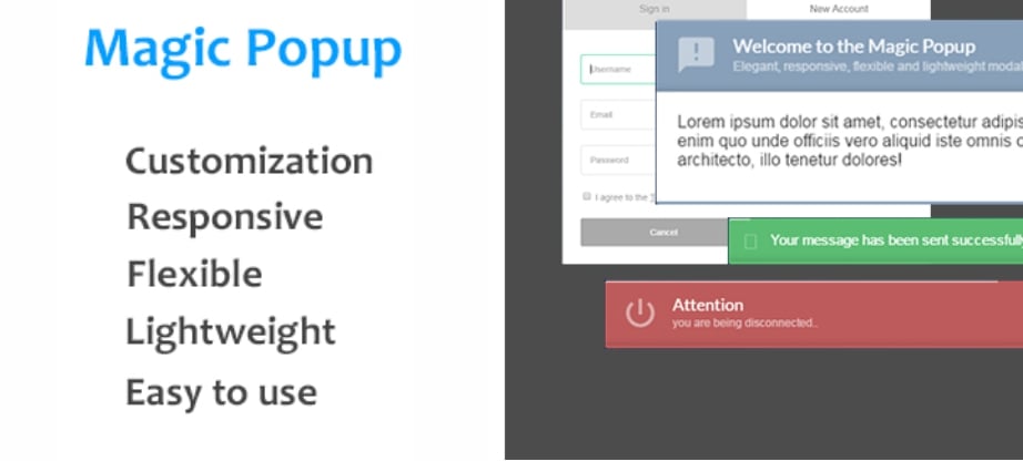 jQuery plugin tutorial - magic popup