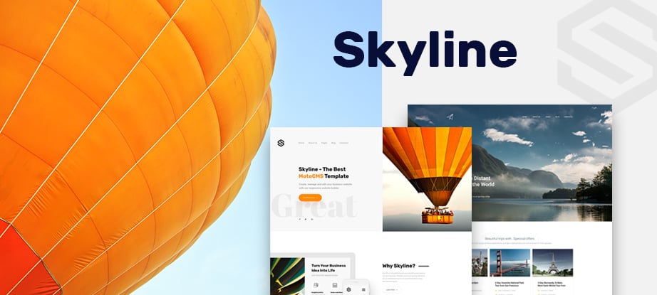 Skyline Business Template from MotoCMS - main