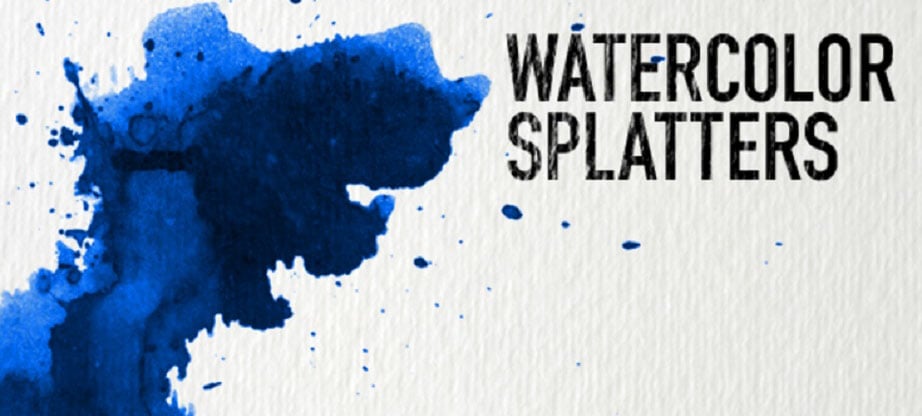 Watercolor Splatters