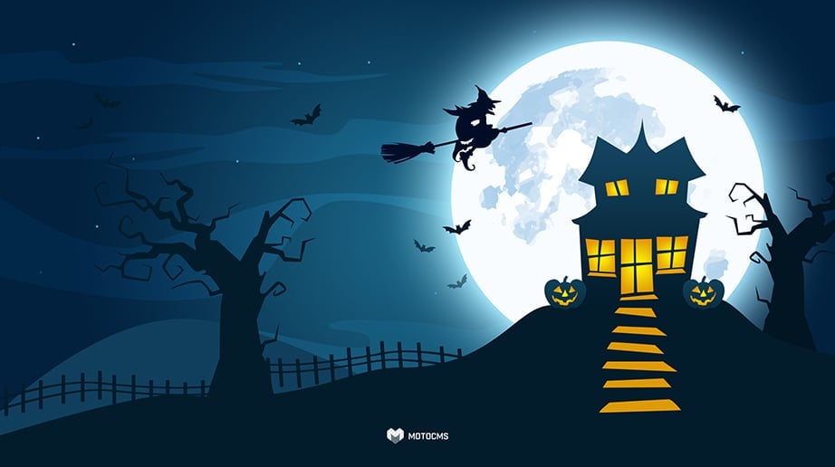 Creepy House Wallpaper by MotoCMS