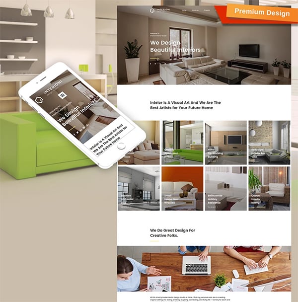 Interioni Responsive Website Template