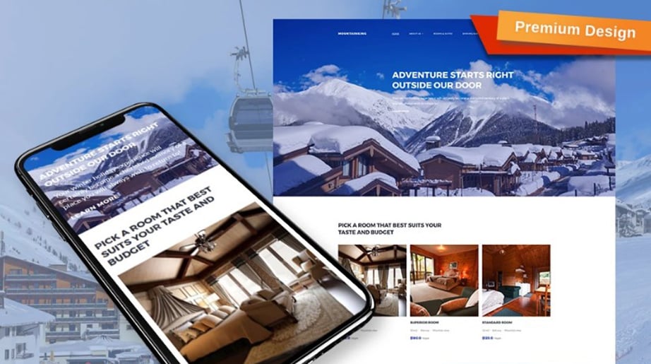 Mountainking Responsive Website Template