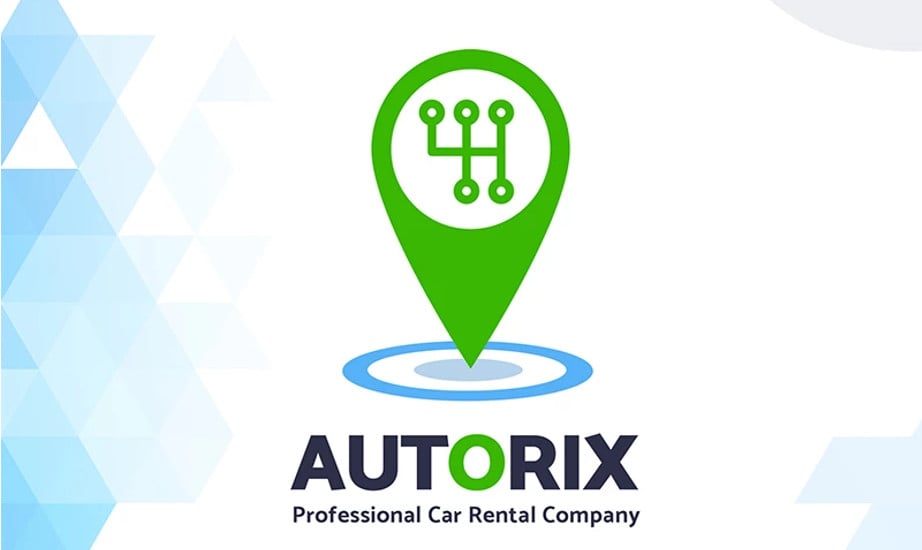 Professional Car Rental Company Logo Template