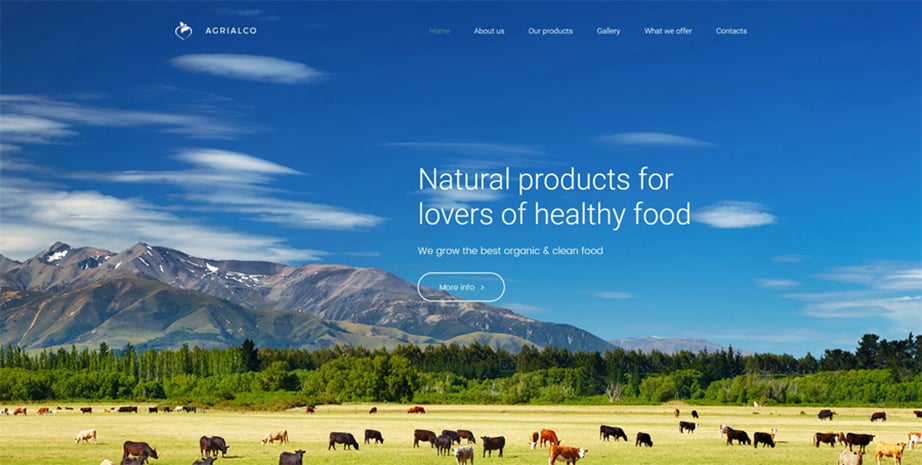 Agrialco Website Template