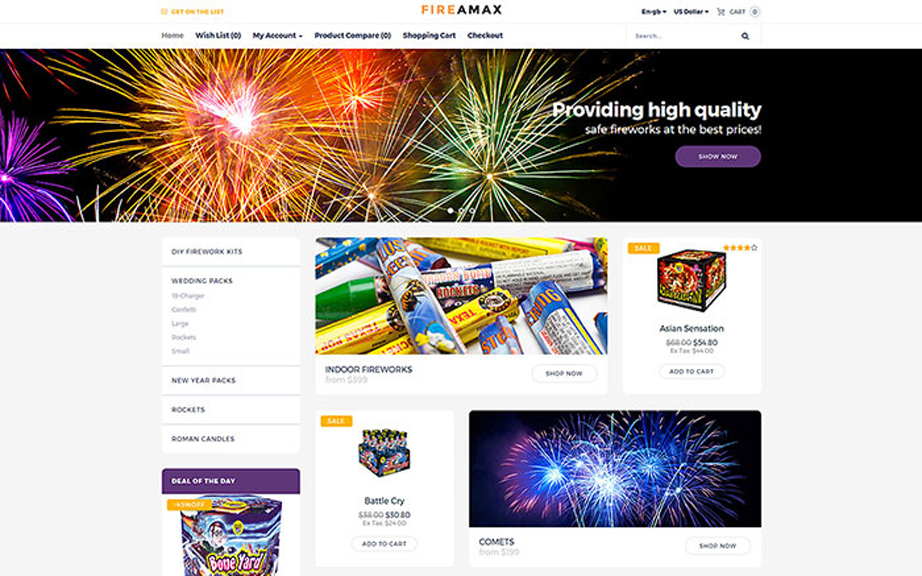 Holiday Responsive OpenCart Template