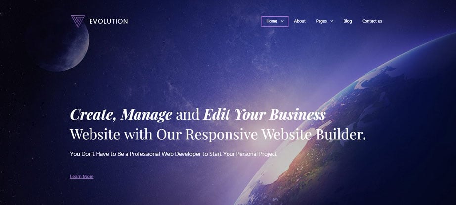 Evolution Business Website Template