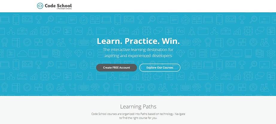 Code School of web design image