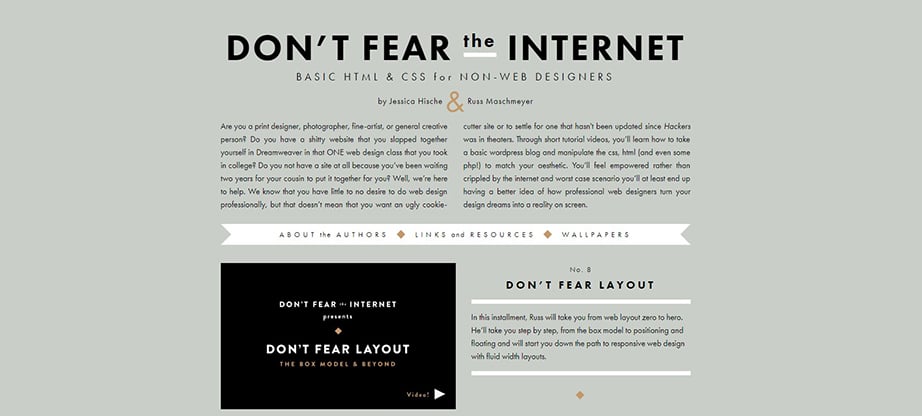 Don’t Fear The Internet course image