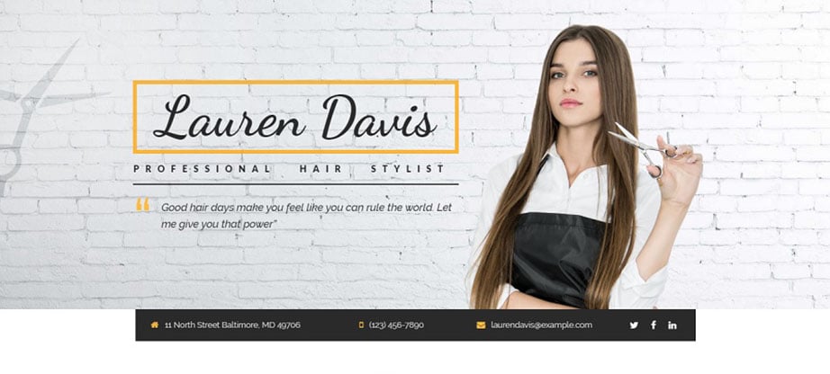 Lauren Davis Landing Page Template