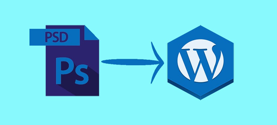 PSD to WordPress conversion main image