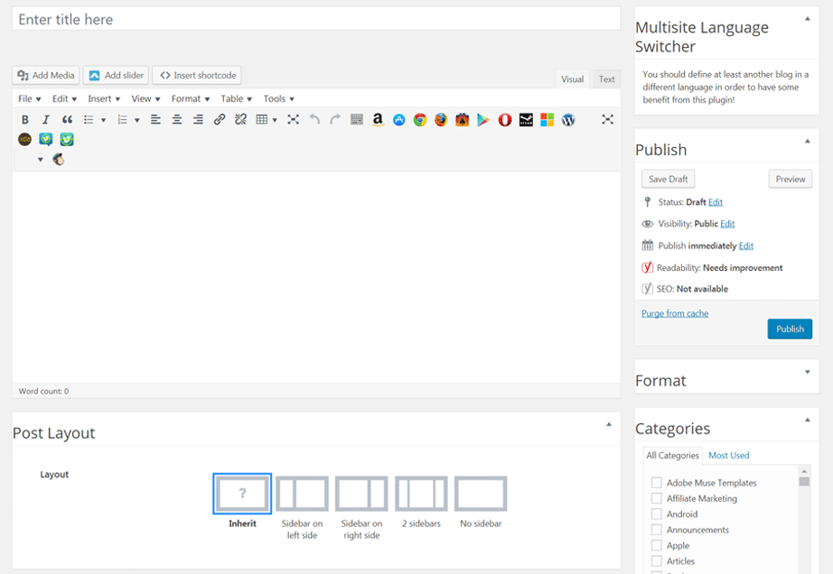 squarespace vs wordpress post edit image