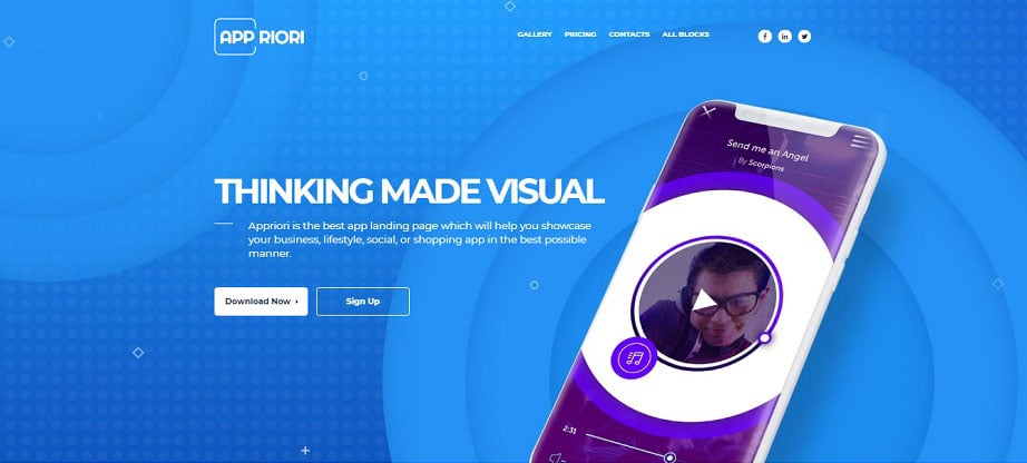 Appriori Landing Page Template