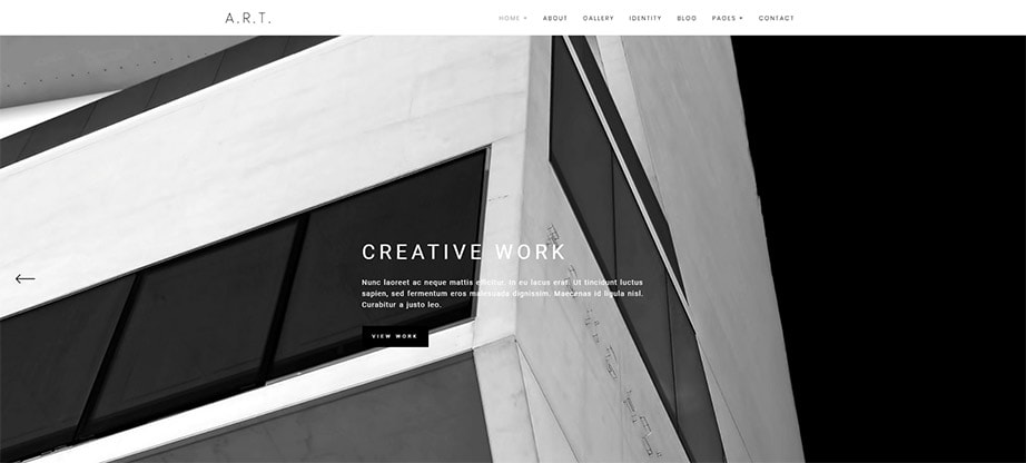 Art - Minimal Portfolio & Photography WordPress Theme