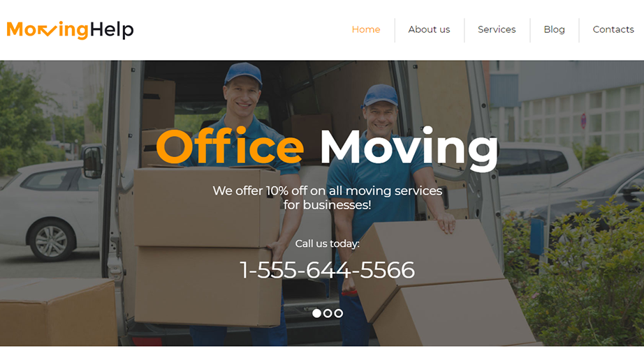 Moving Help Responsive Website Template