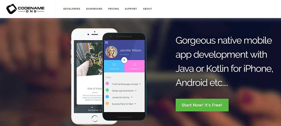 Codename One Cross Platform Mobile App Development