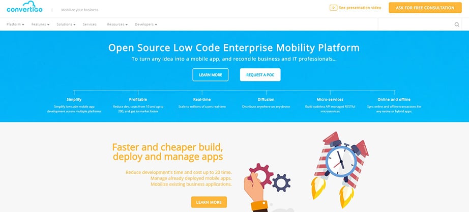 Convertigo Cross Platform Mobile App Development