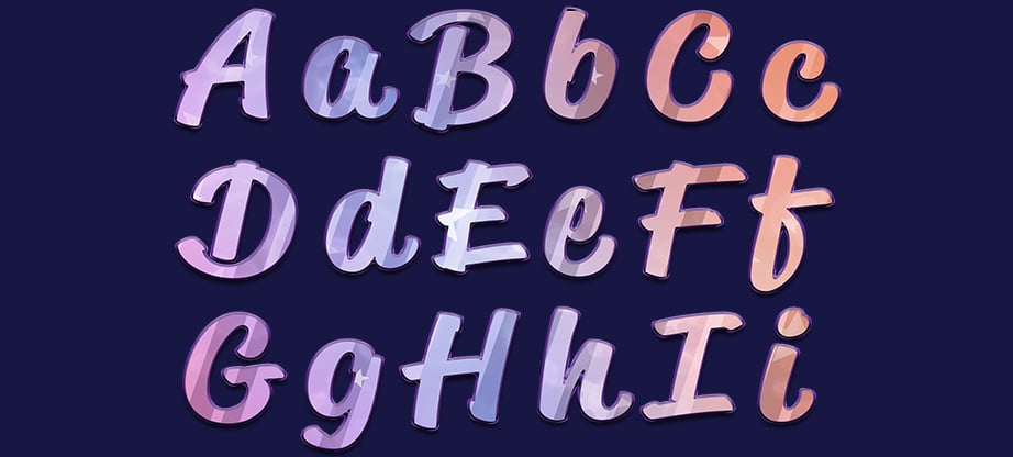 web gradients text