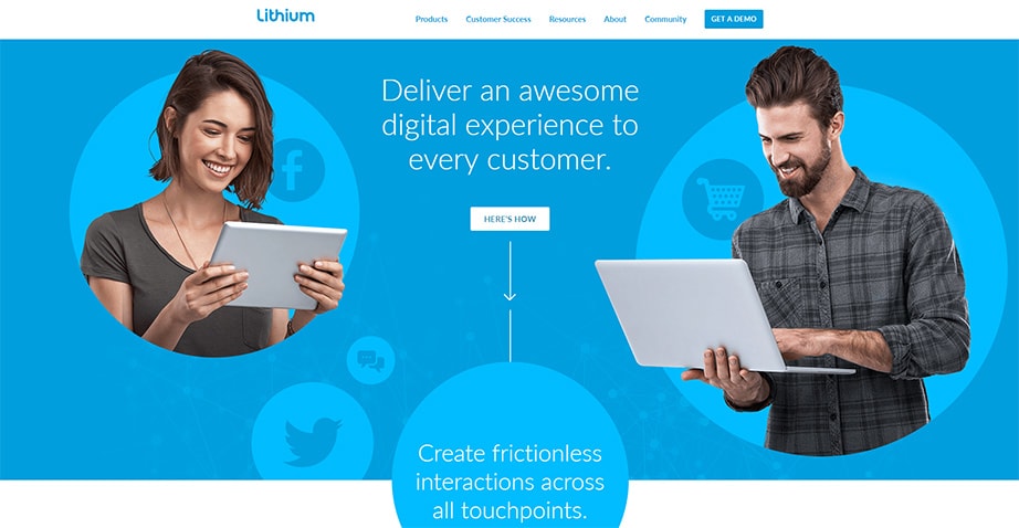 Lithium Onboarding UX Example