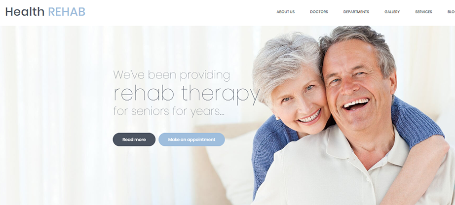 Rehabilitation Center Website Template