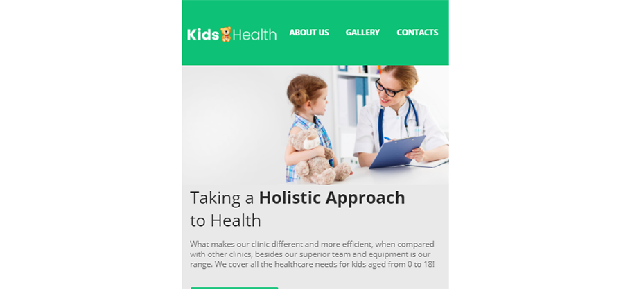  Pediatrician Moto CMS HTML Template 