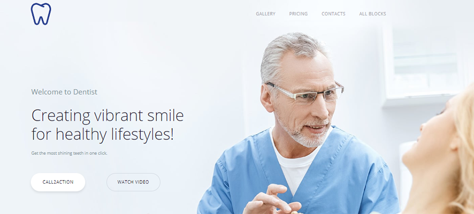 Dentist Landing Page Template