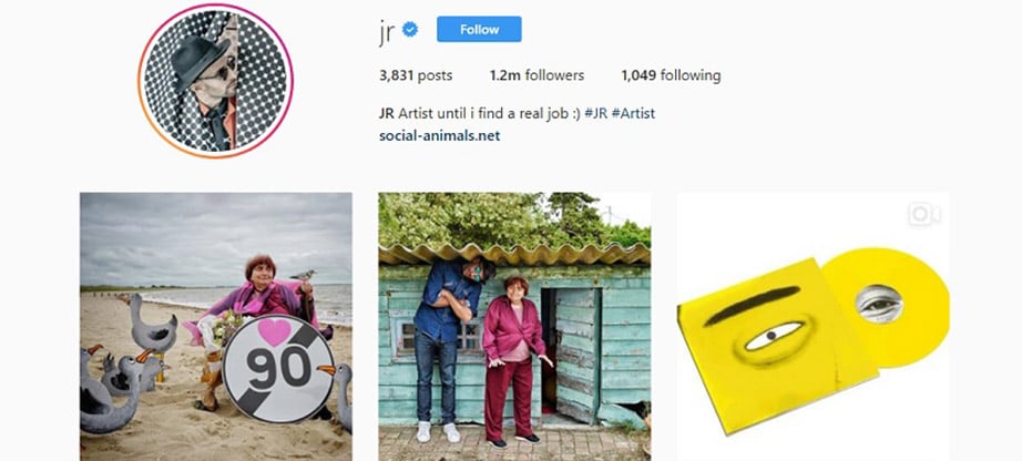 JR Instagram Account