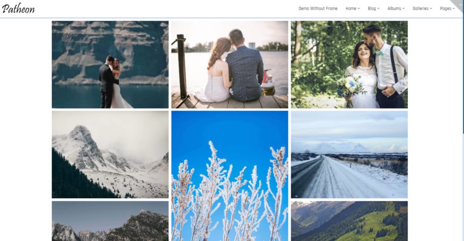 Patheon - Photography WordPress Theme