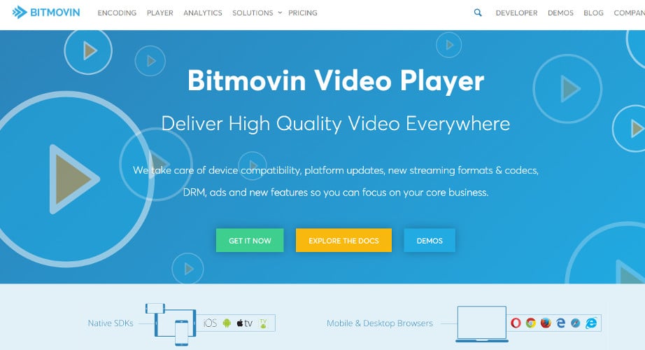 rtmp video player html5