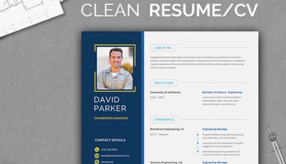 CV templates resume design image