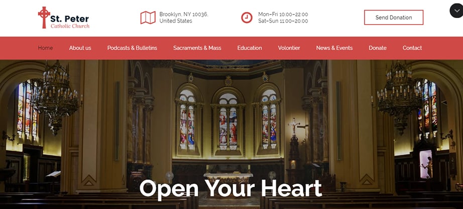 religious website builder and hosting