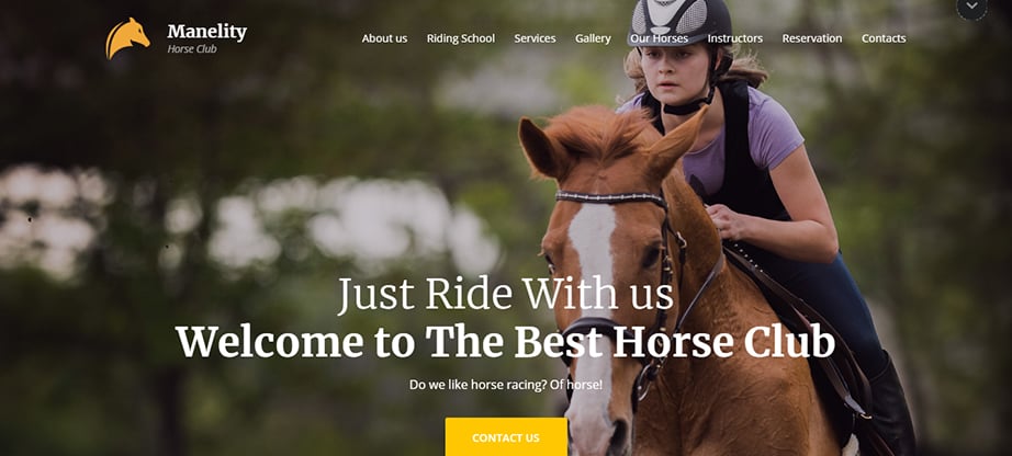 horse breeder website builder and hosting