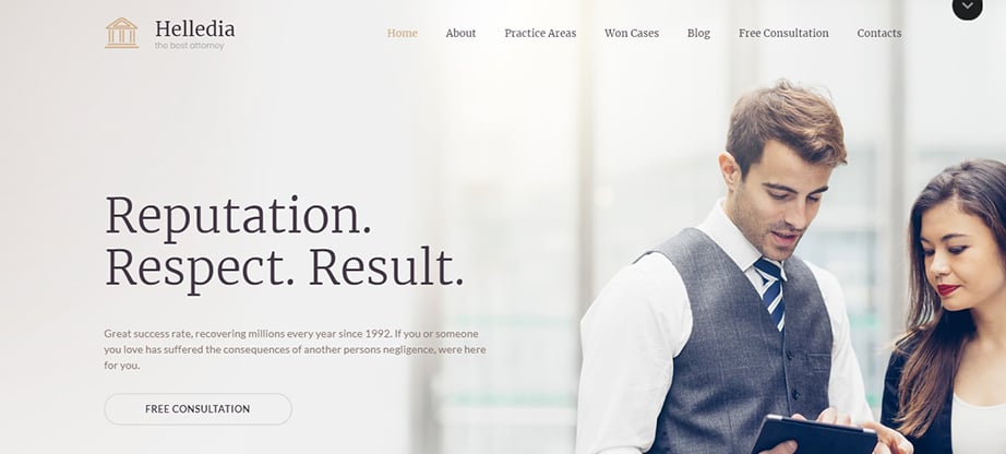 attorney website builder and hosting