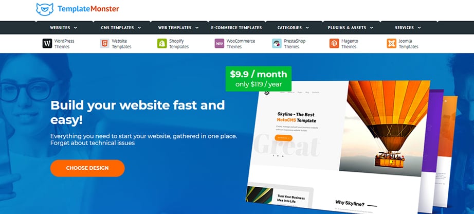 MotoCMS SaaS website builder and hosting