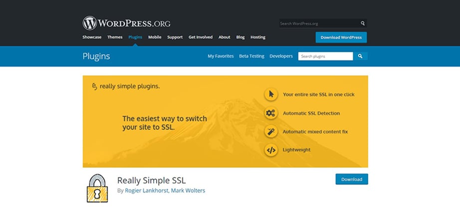 Simple wordpress ssl plugin image