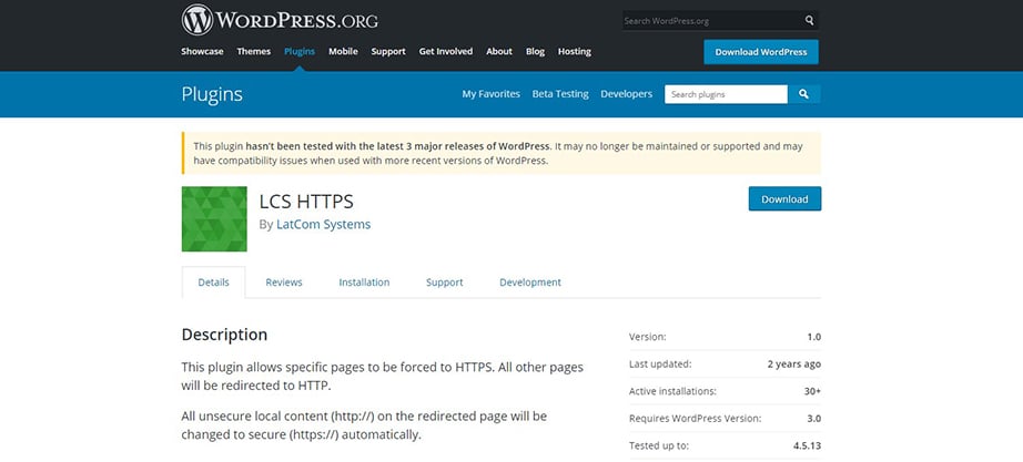 lcs https wordpress ssl plugin image