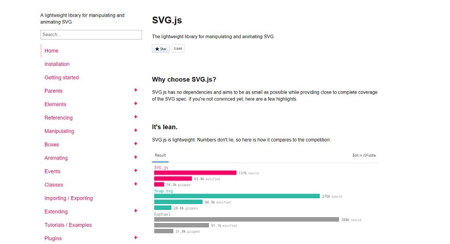 svg js animation tool illustration