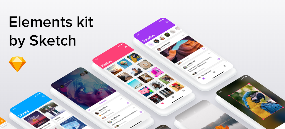 Elements ios ui kit by Sketch