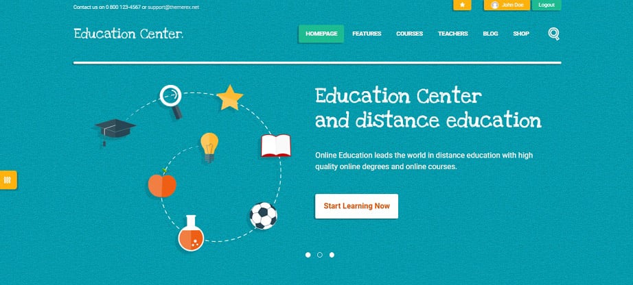 Education Center & Training Courses Theme
