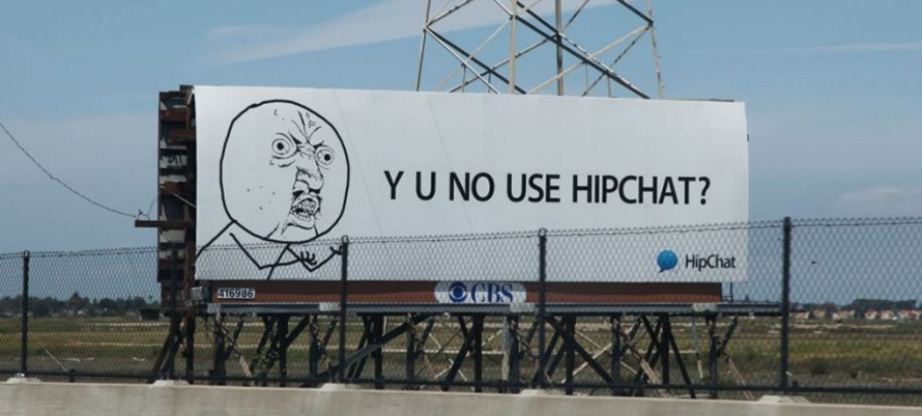 hipchat using memes in marketing