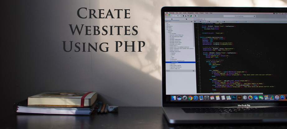create website using php