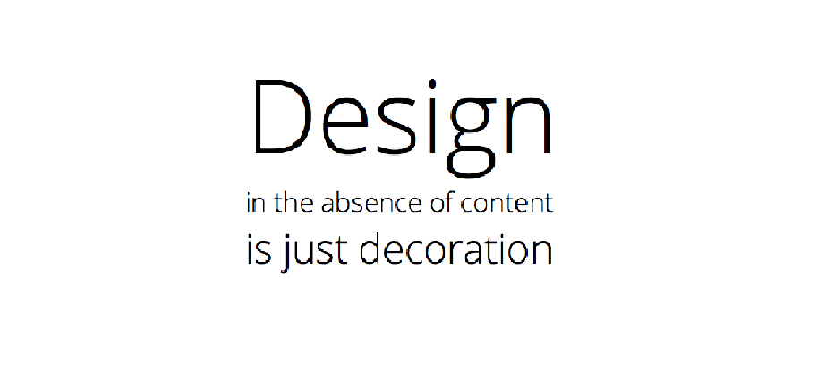 design or content
