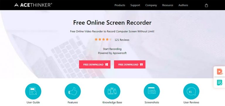 free online screen recorder firefox