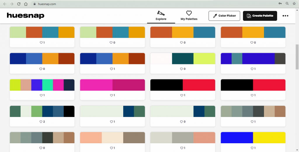 Huesnap - Color Tools For Web Designers